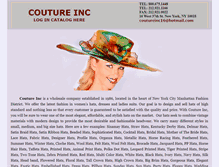 Tablet Screenshot of coutureinc.com